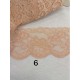 Δαντέλα ελαστική 6cm σε 13 χρώματα  (108746)