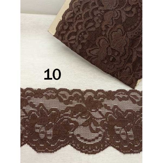 Δαντέλα ελαστική 6cm σε 13 χρώματα (108750)