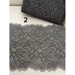 δαντέλα  Ελαστική σε 2 χρώματα Φ 16,50cm