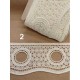 Κυπούρ δαντέλα 11cm σε 2 χρώματα (104650) Κυπούρ δαντέλα 11cm σε 2 χρώματα (104650)