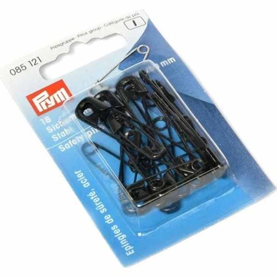 Παραμάνες ασφαλείας, μαύρες, 18 τεμ Prym ()