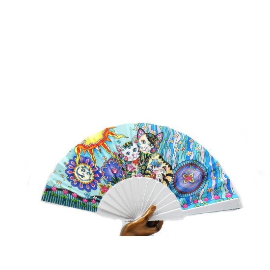 ΠΛΑΣΤΙΚΗ ΒΕΝΤΑΛΙΑ " ΓΑΤΕΣ " 23 CM ( 5 ΑΠΟΧΡΩΣΕΙΣ ) ()