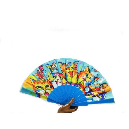 ΠΛΑΣΤΙΚΗ ΒΕΝΤΑΛΙΑ " ΓΑΤΕΣ " 23 CM ( 5 ΑΠΟΧΡΩΣΕΙΣ ) (112922)