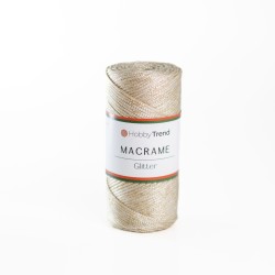 Hobbytrend macrame glitter χρώμα 016-G