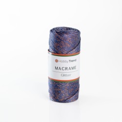Hobbytrend macrame glitter χρώμα 235-C