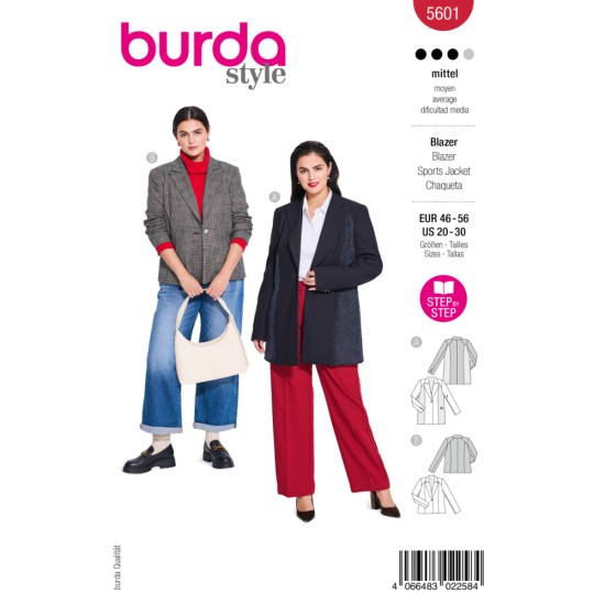 BURDA Πατρόν 5601 | Στάθης Κουμπιά ()