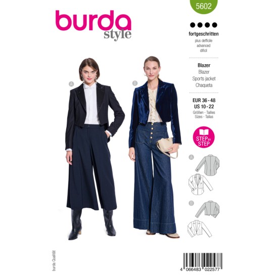 BURDA Πατρόν 5602 | Στάθης Κουμπιά ()