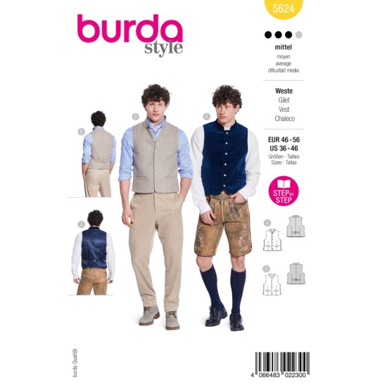 BURDA Πατρόν 5624 | Στάθης Κουμπιά ()