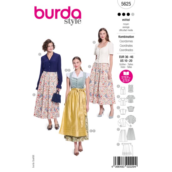 BURDA Πατρόν 5625 | Στάθης Κουμπιά ()