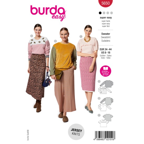 BURDA Πατρόν 5650 | Στάθης Κουμπιά ()