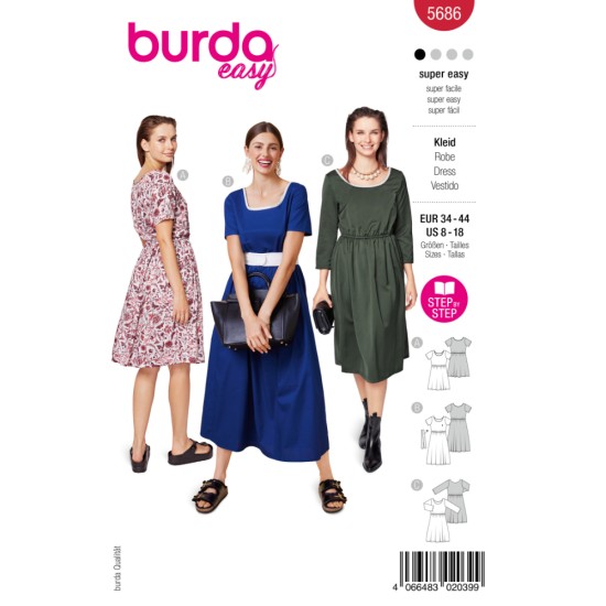 BURDA Πατρόν 5686 | Στάθης Κουμπιά ()