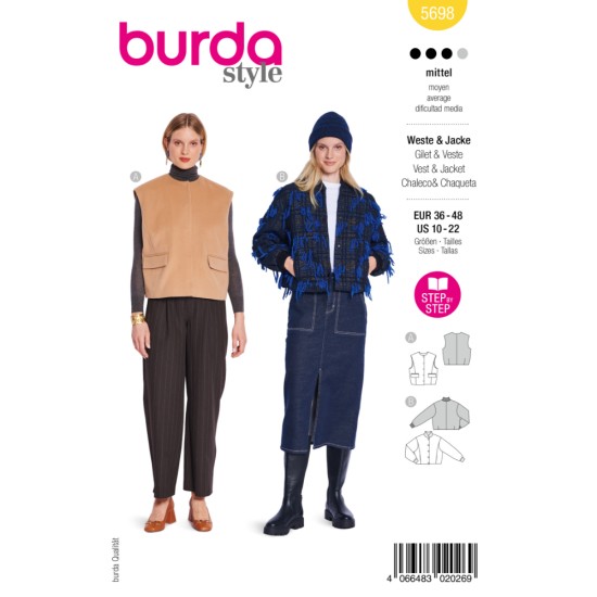 BURDA Πατρόν 5698 | Στάθης Κουμπιά ()