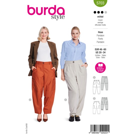 BURDA Πατρόν 5703 | Στάθης Κουμπιά ()