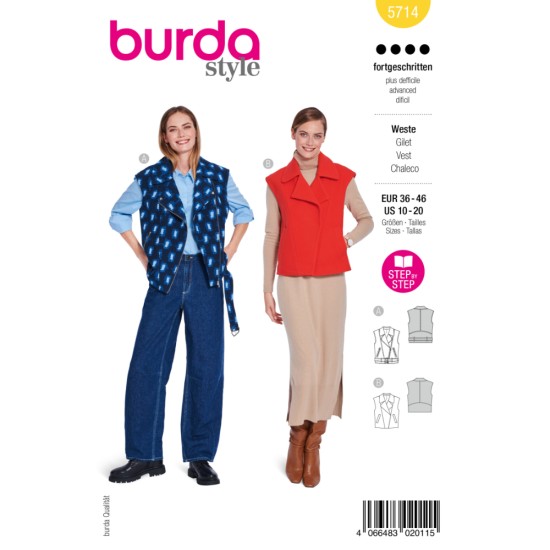 BURDA Πατρόν 5714 | Στάθης Κουμπιά ()
