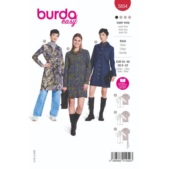 BURDA Πατρόν 5854 | Στάθης Κουμπιά ()