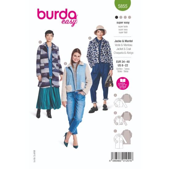 BURDA Πατρόν 5855 | Στάθης Κουμπιά ()