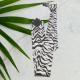 Γραβάτα Σατέν "Zebra Print" | Στάθης Κουμπιά  (116335)