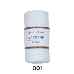 Hobbytrend macrame cotton χρώμα 001