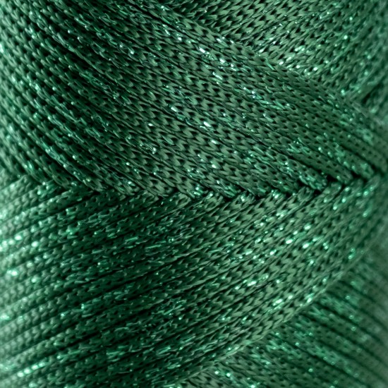 HobbyTrend Macrame 178-G – Σμαραγδί με Πράσινο Glitter | Στάθης Κουμπιά (116401)