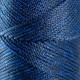 HobbyTrend Macrame Glitter 260-N – Σκούρο Μπλε με Μπλε Glitter  (113658)