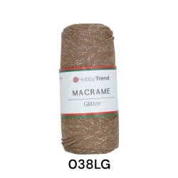 Hobbytrend macrame glitter χρώμα 038LG