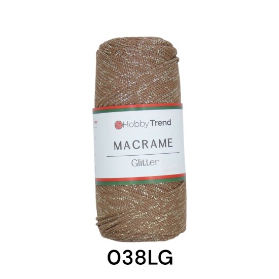 Hobbytrend macrame glitter χρώμα 038LG ()