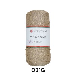 Hobbytrend macrame glitter χρώμα 031G