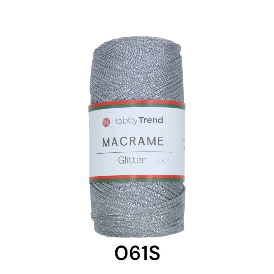 Hobbytrend macrame glitter χρώμα 061S ()