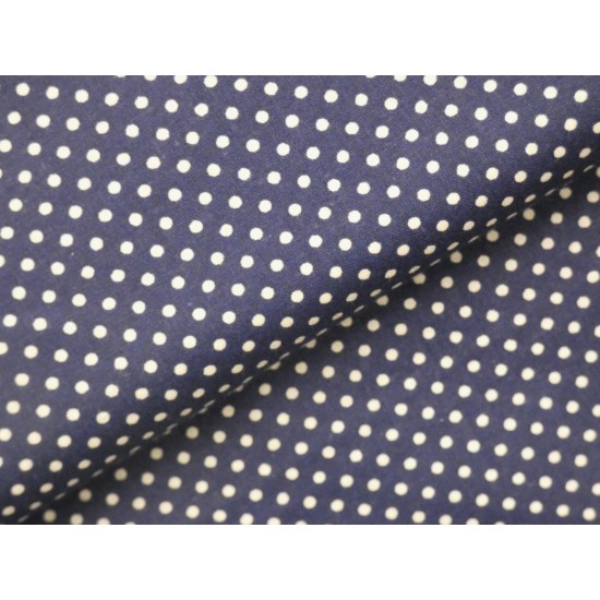 Βαμβακερό ύφασμα πουά σε 2 χρώματα (Φάρδος 2,40) (111337)