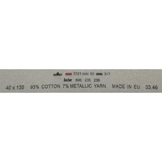 Τραβέρσα 40 x 135εκ. No 33.46 GOBELIN - Ανοιχτές Γκρι λεπτομέρειες (113275)