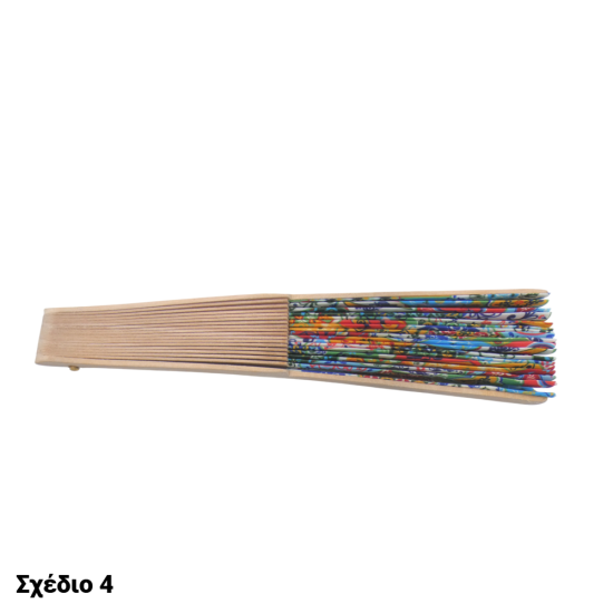 ΞΥΛΙΝΗ ΒΕΝΤΑΛΙΑ " ΓΕΩΜΕΤΡΙΑ " ( 5 ΣΧΕΔΙΑ ) 23 CM (113456)