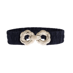 ΖΩΝΗ ΦΑΡΔΙΑ ΜΕ ΣΤΡΟΓΓΥΛΕΣ ΑΓΚΡΑΦΕΣ ( 2 ΧΡΩΜΑΤΑ ) MODISSIMO