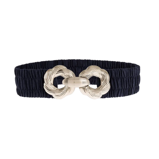 ΖΩΝΗ ΦΑΡΔΙΑ ΜΕ ΣΤΡΟΓΓΥΛΕΣ ΑΓΚΡΑΦΕΣ ( 2 ΧΡΩΜΑΤΑ ) MODISSIMO (112365)