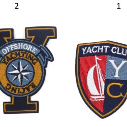 Θερμοκολλητικό μοτίφ '' Yachting Club '' ( 2 Σχέδια )