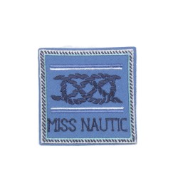 Θερμοκολλητικό μοτίφ ''Miss Nautic'' 6 X 6 cm
