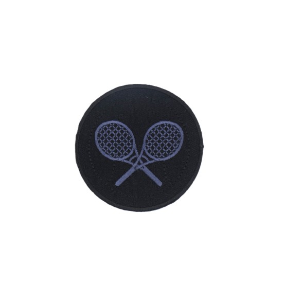 Θερμοκολλητικό μοτίφ '' Tennis '' Δ : 6,5 cm  ()