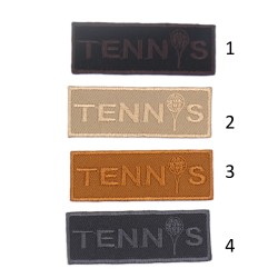 Θερμοκολλητικό μοτίφ 2,00 X 6,00 CM '' Tennis '' ( 4 Χρώματα )