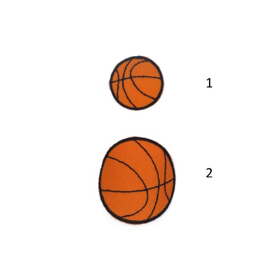 Θερμοκολλητικό μοτίφ '' Μπάλα Μπάσκετ '' ( 2 Μεγέθη ) ()