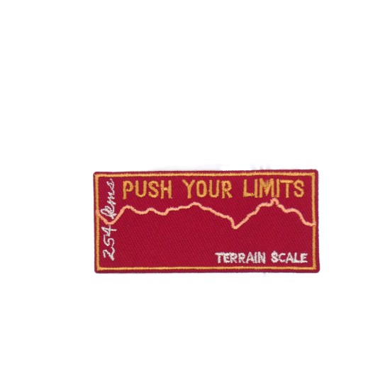 Θερμοκολλητικό μοτίφ 3,50 Χ 7,50 '' Push Your Limits'' ()
