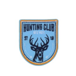 Θερμοκολλητικό μοτίφ 6,00 X 5,00 '' Hunting Club '' 