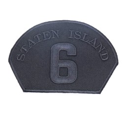 Θερμοκολλητικό μοτίφ 6,00 X 9,00 '' Staten Island 6 '' 