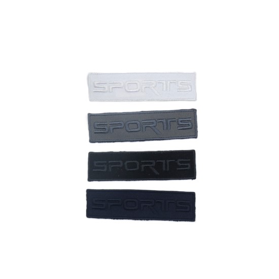 Θερμοκολλητικό Μοτίφ Ταμπελάκι “SPORTS” Πολύχρωμο 8×2 cm ()
