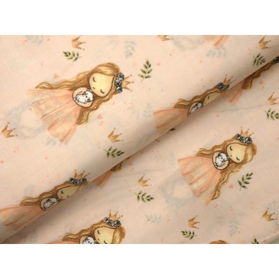 ΒΑΜΒΑΚΕΡΟ ΥΦΑΣΜΑ ΣΧΕΔΙΟ ΠΡΙΓΚΙΠΙΣΣΑ ( Φ : 2,40 M ) ()