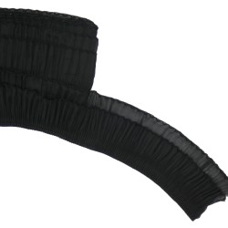 Διπλό Πλισέ Βολάν Οργαντίνα