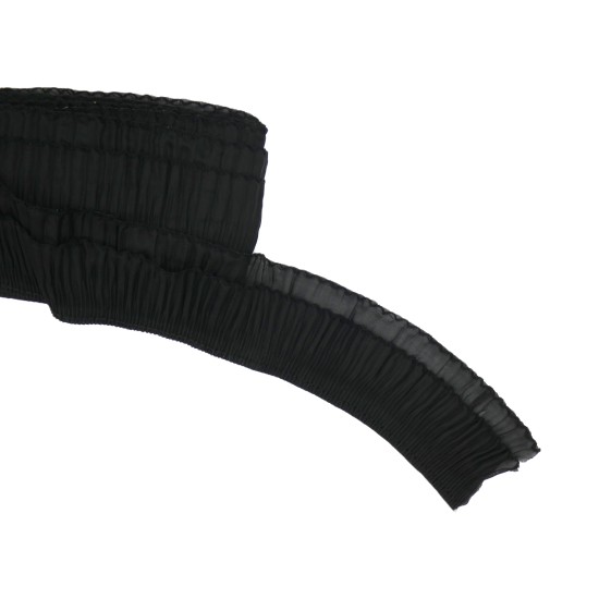 Διπλό Πλισέ Βολάν Οργαντίνα ()