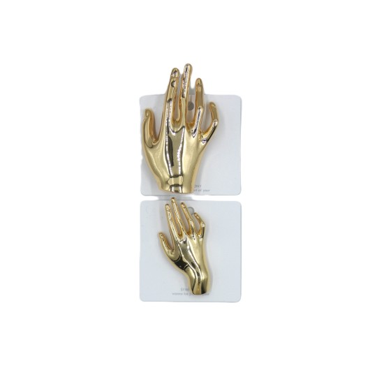 Καρφίτσα Χέρι Μεταλλική σε ( Ύψος 7-9 CM ) ()